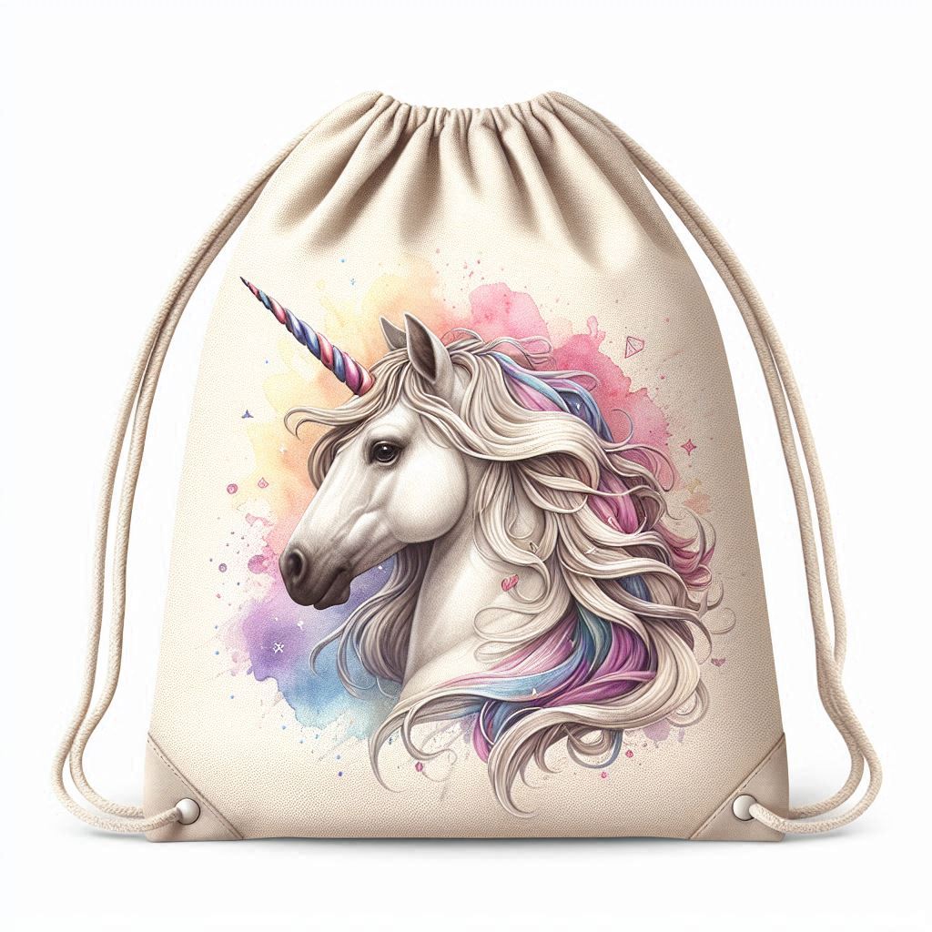 vak s potiskem jednorožec