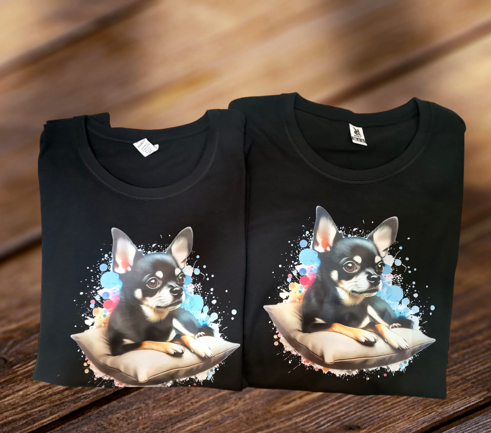 tričko černá čivava