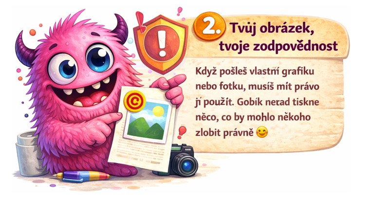 Tvůj obrázek = tvoje odpovědnost