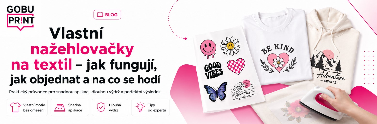 Vlastní nažehlovačky na textil - blog
