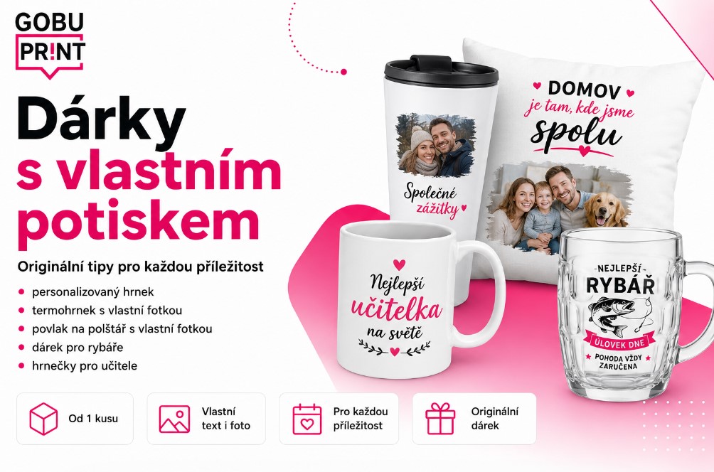 Dárky s vlastním potiskem: originální tipy pro každou příležitost