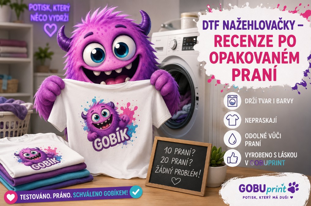 DTF nažehlovačky – recenze po opakovaném praní
