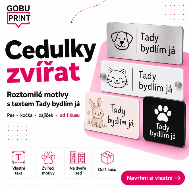 Cedulky zvířata