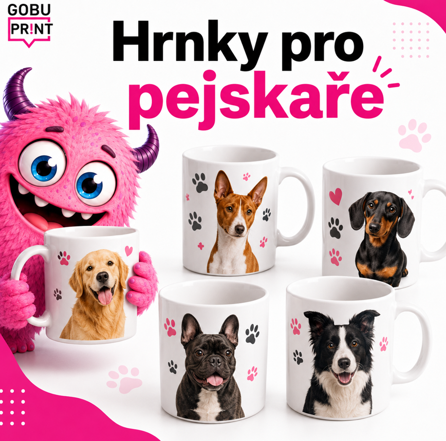 Hrnky pro pejskaře s motivem psa