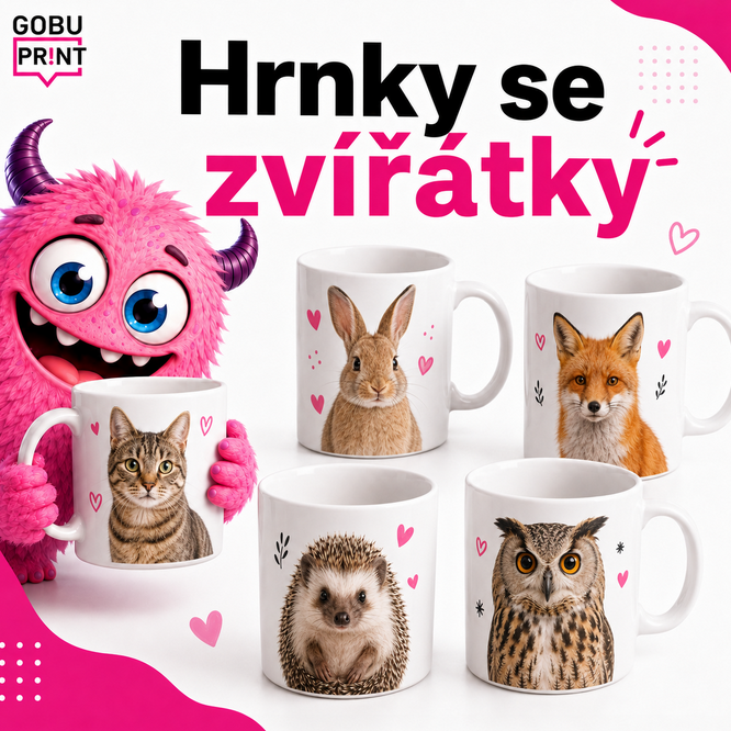 Hrnky se zvířátky