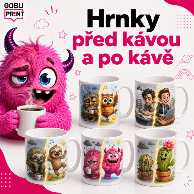 Hrnky před kávou a po kávě