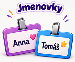 Štítky a jmenovky na oblečení