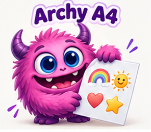 Nažehlovačky archy A4