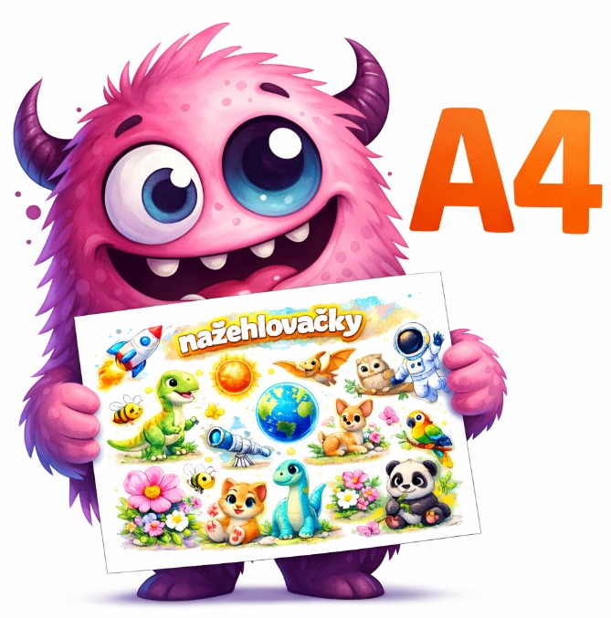 Nažehlovačky archy A4