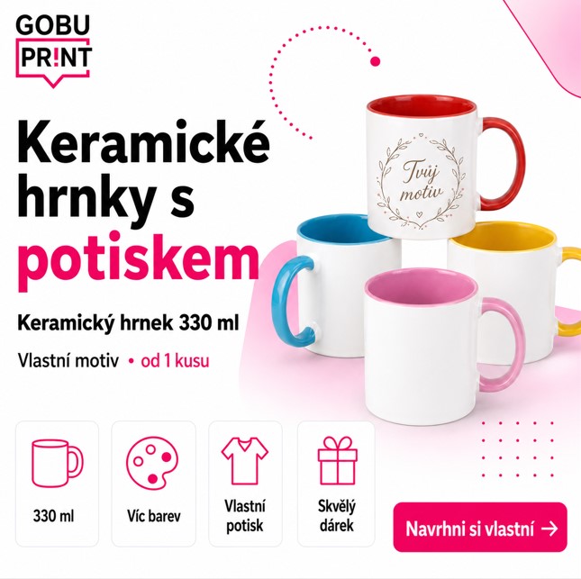 Keramické hrnky s potiskem