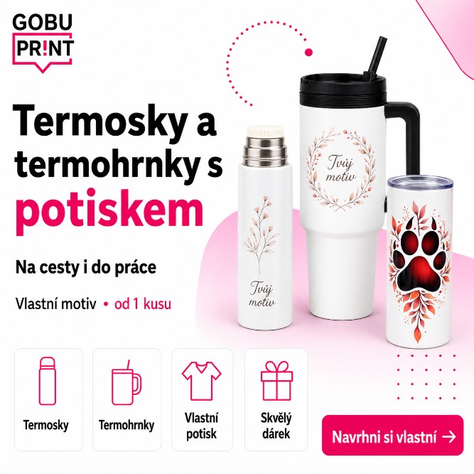 Termosky a termohrnky s potiskem