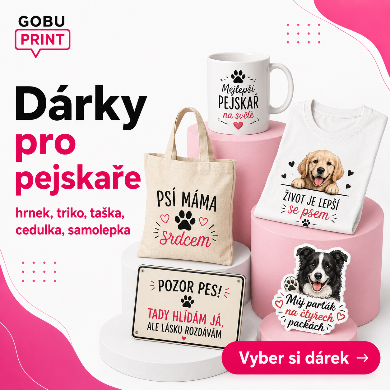 Dárky pro pejskaře