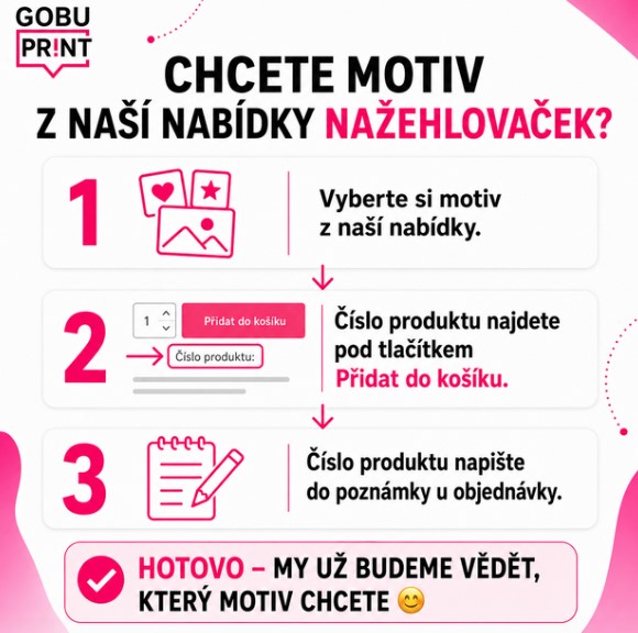 vyberte si motiv z našich nažehlovaček