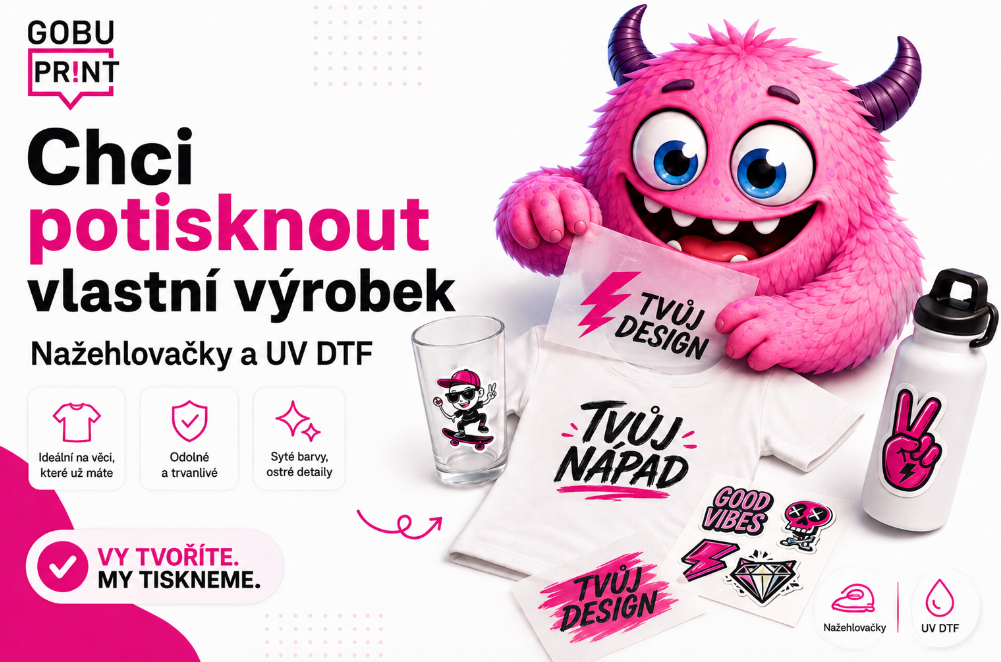chci potisknout vlastní výrobek