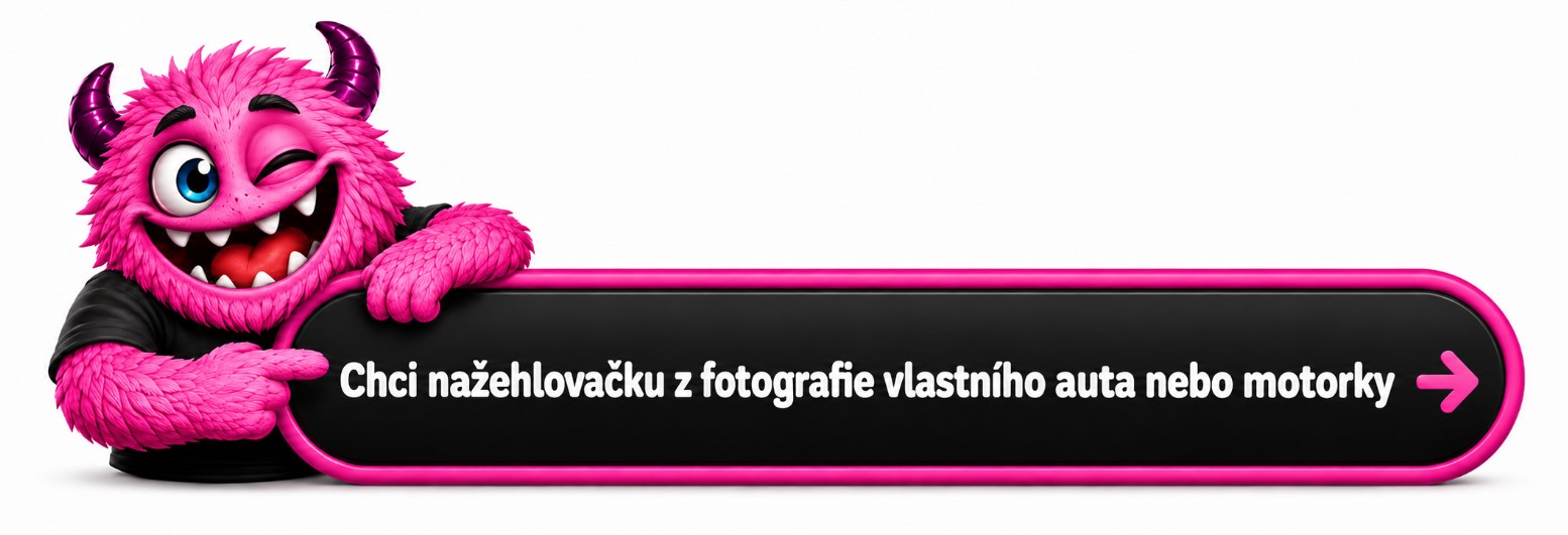 chci vlastní nažehlovačku vlastního auta