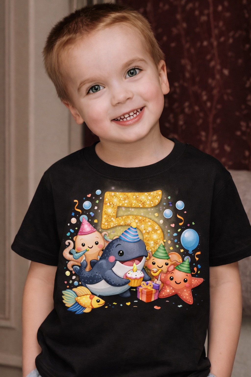 narozeninové tričko 5 let