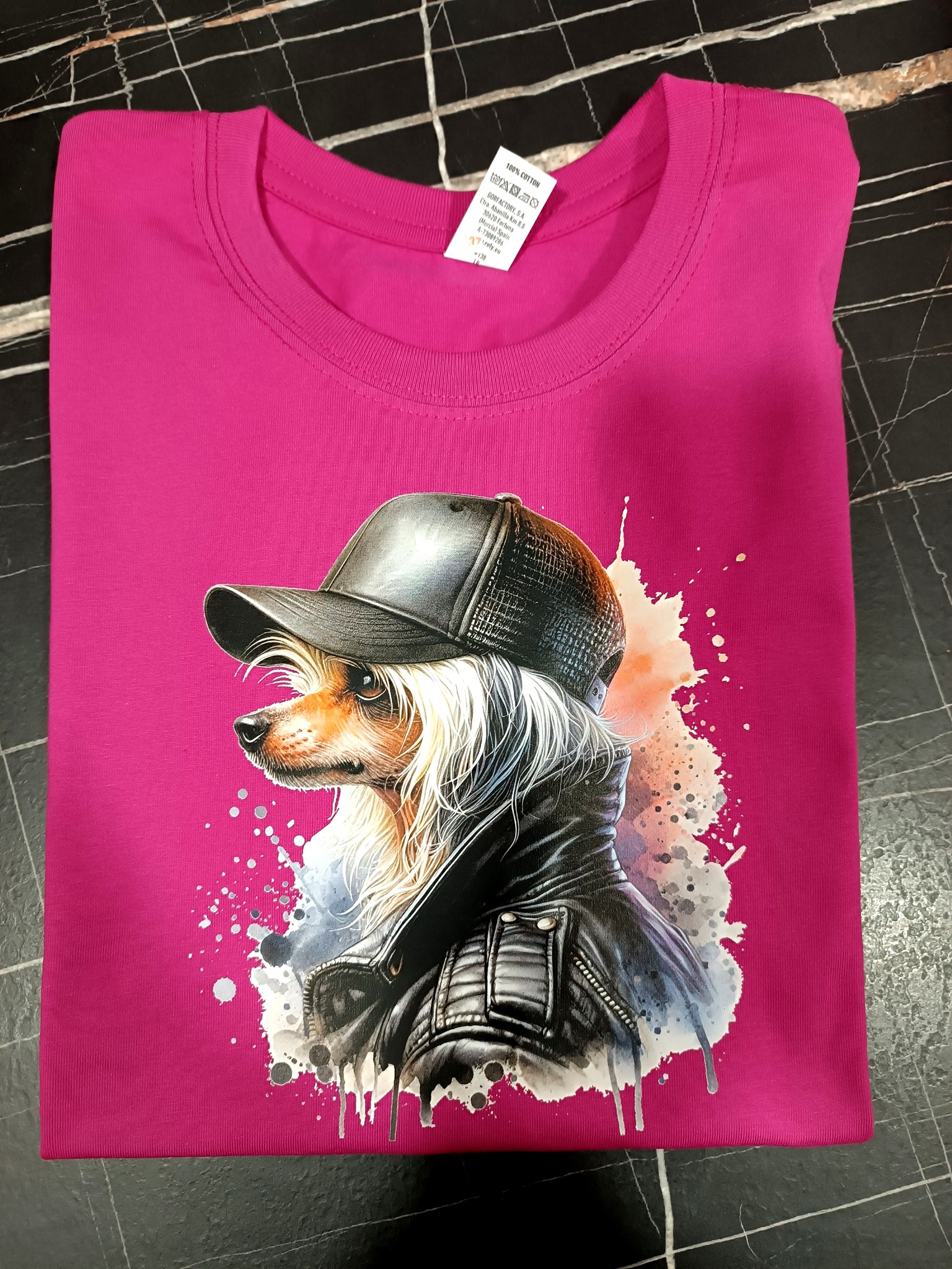 tričko čínský chocholatý pes