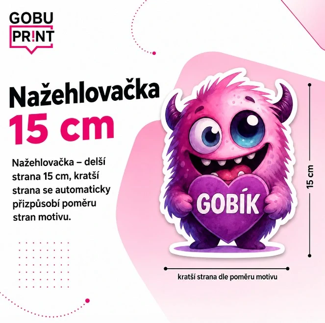 Nažehlovačka s vlastním motivem