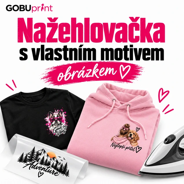 DTF nažehlovačka z vlastního obrázku