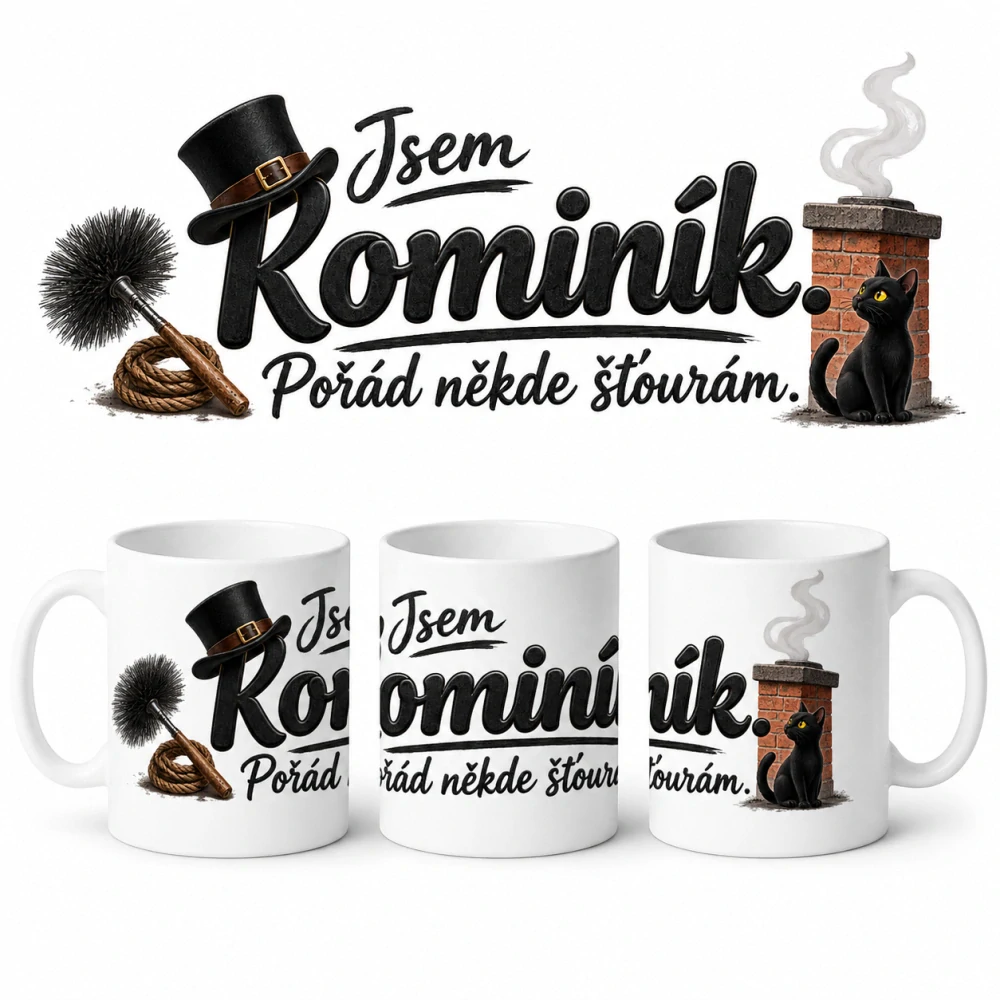 Keramický hrnek - kominík