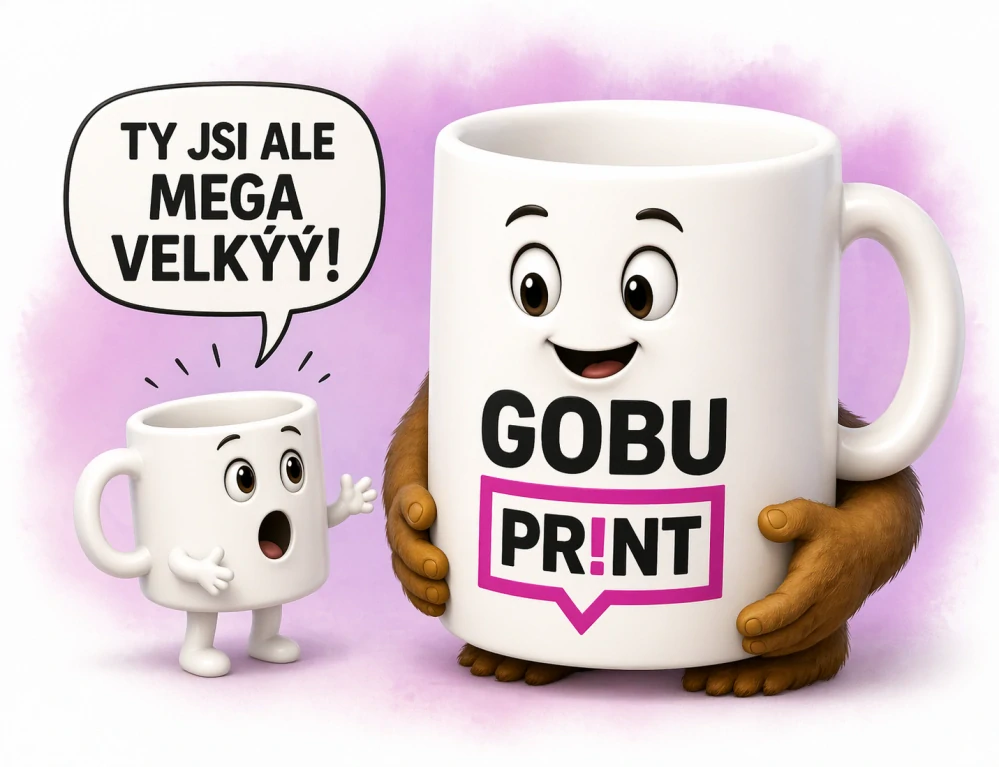 Mega hrnek s vlastním potiskem 550ml