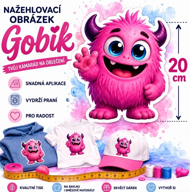 1. Nažehlovačka Gobík