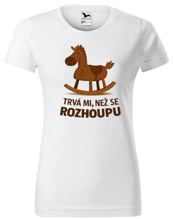Tričko houpací kůň