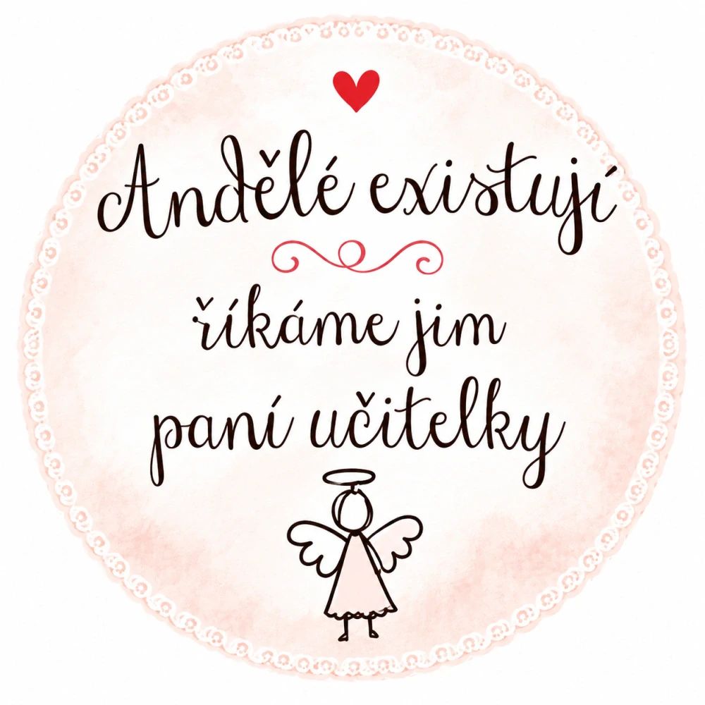 Andělé existují, říkáme jim paní učitelky