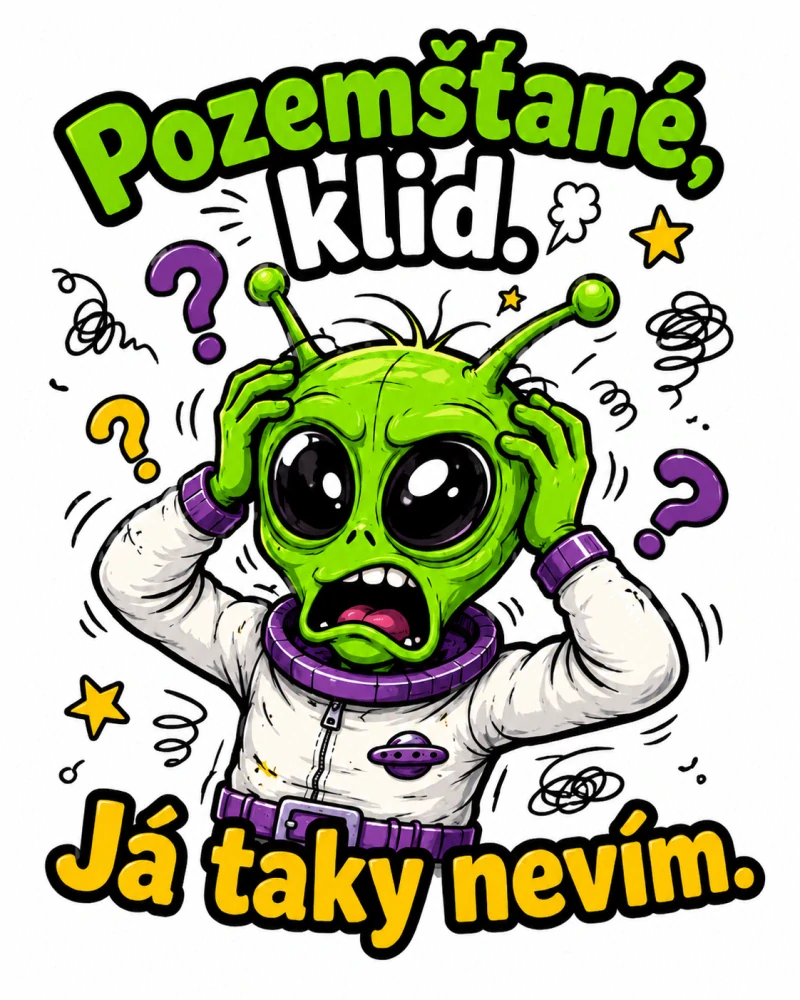 Pozemšťané, klid - Já taky nevím.