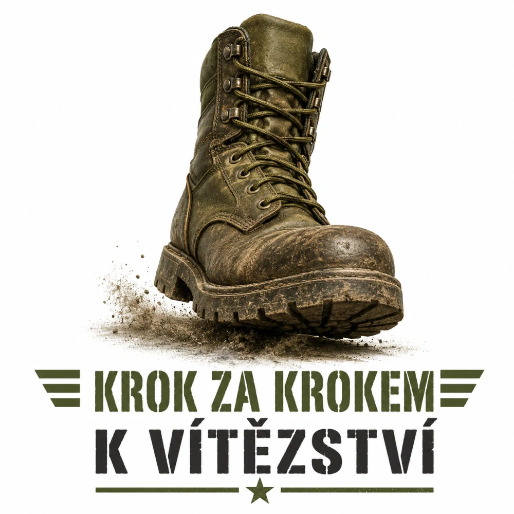 Army bota - krok za krokem