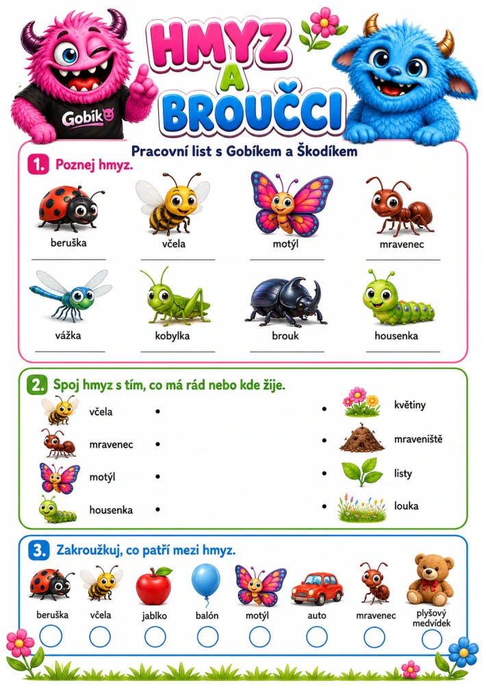 Hmyz a broučci