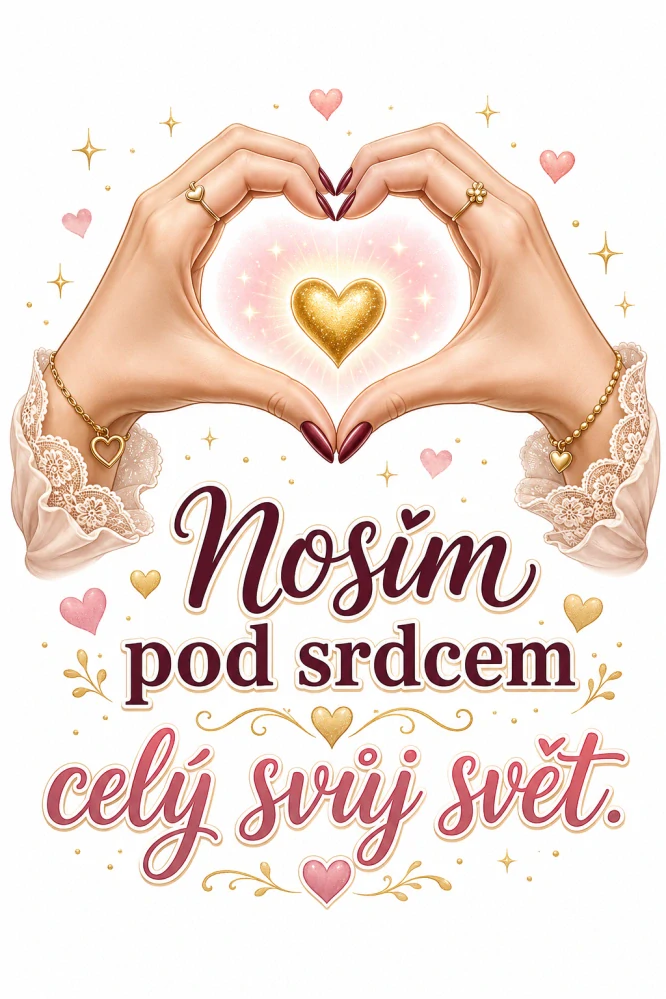 Nosím pod srdcem celý svůj svět