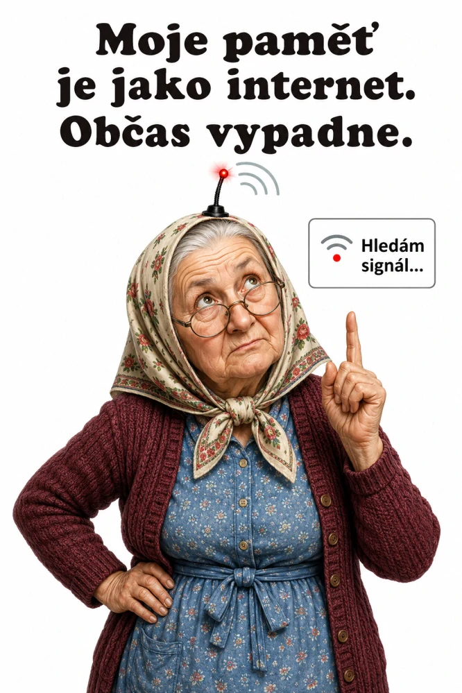 Moje paměť je jako internet