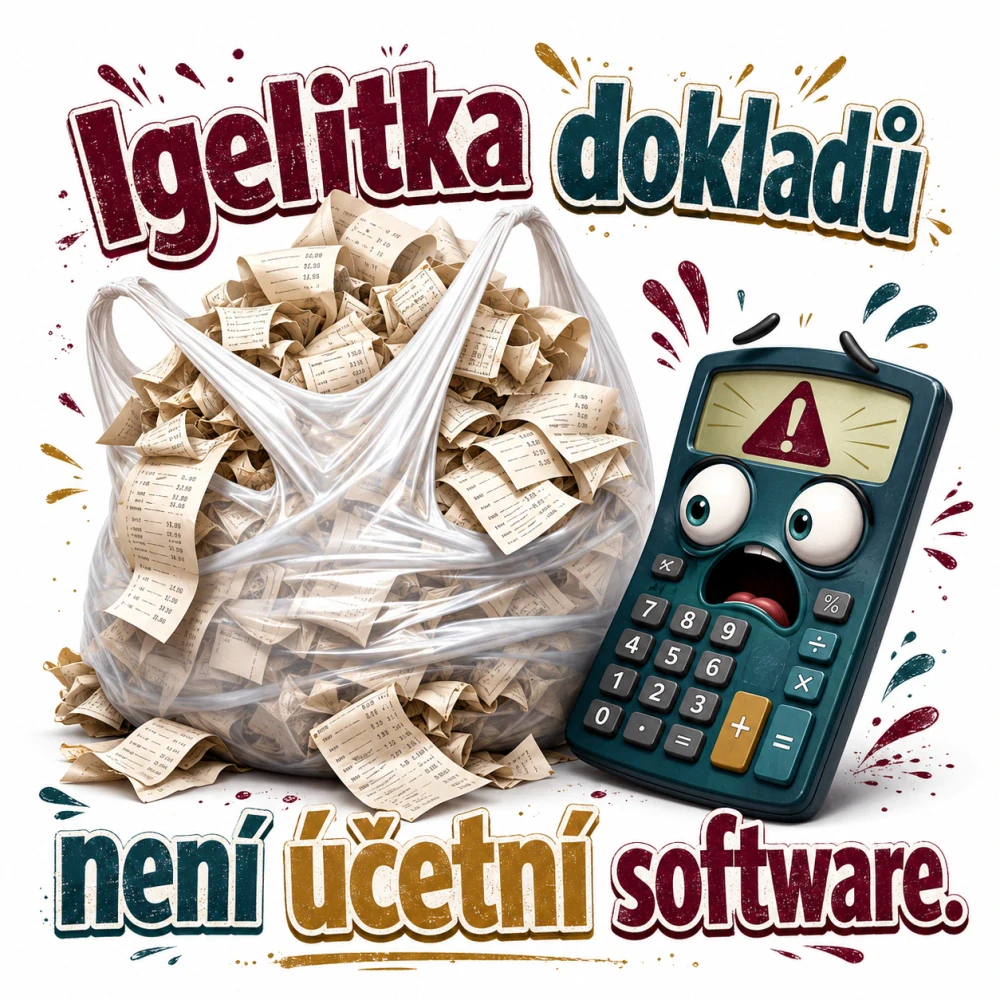 Igelitka dokladů není účetní software