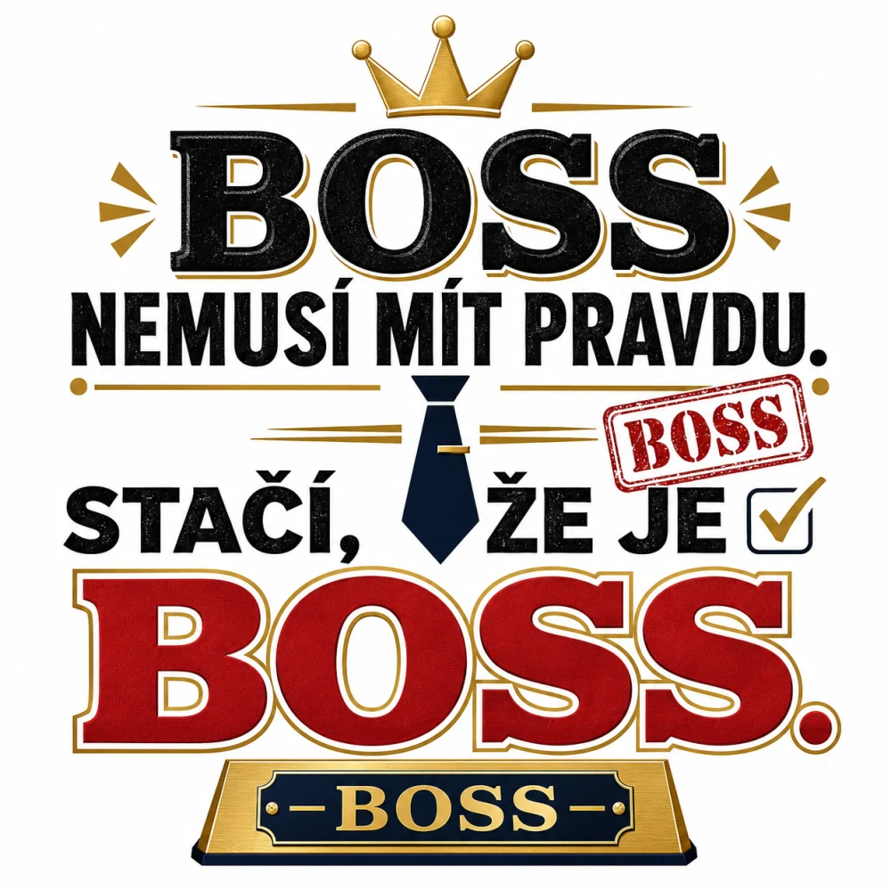 Boss nemusí mít pravdu