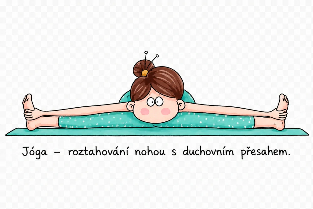 Jóga – roztahování nohou s duchovním přesahem