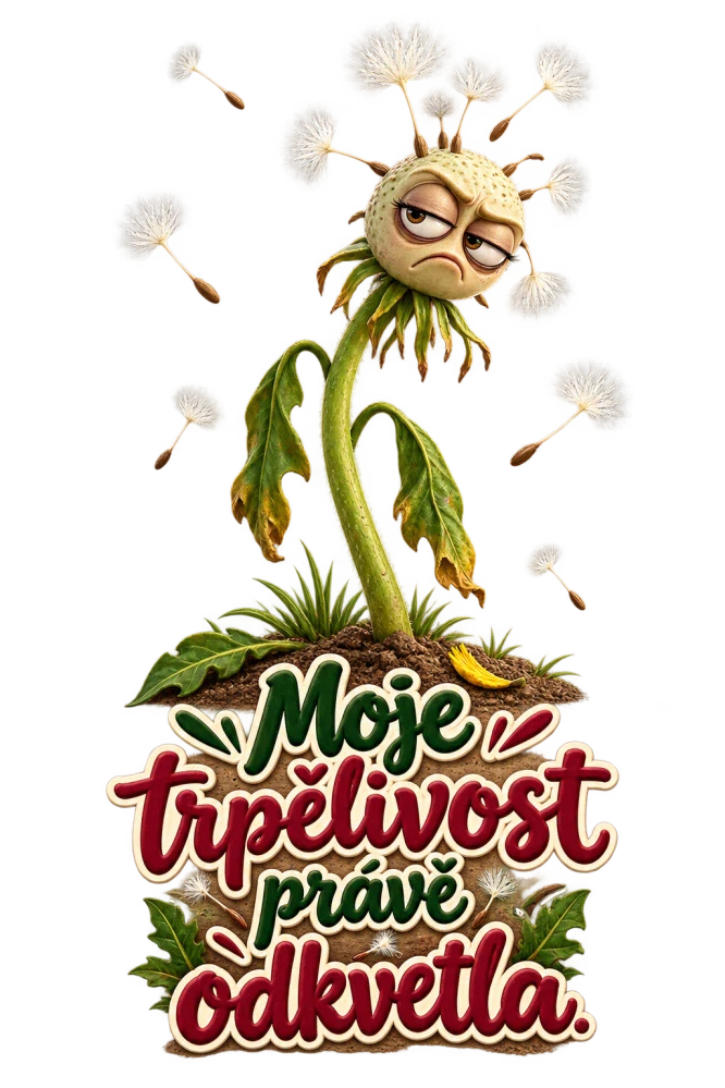 Odkvetlá trpělivost pampelišky