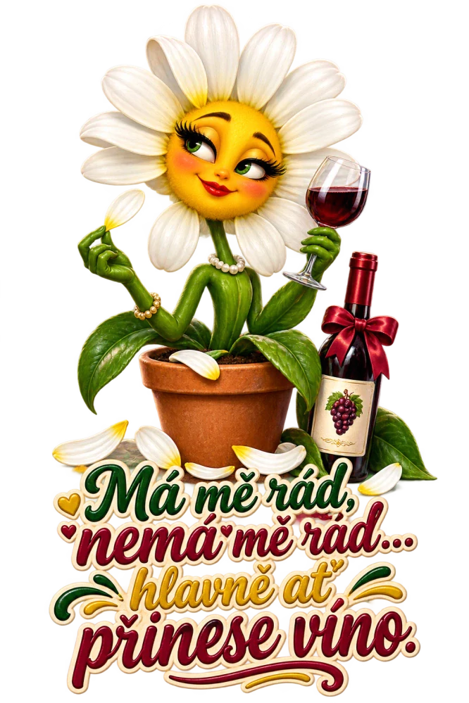 Sedmikráska si vybírá víno