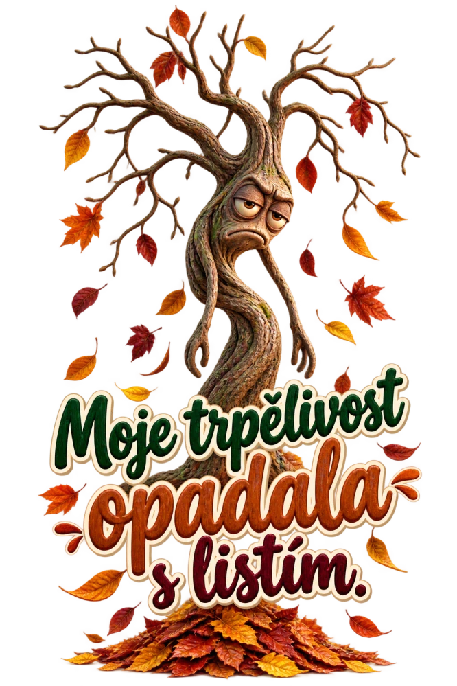 Podzimní strom bez trpělivosti