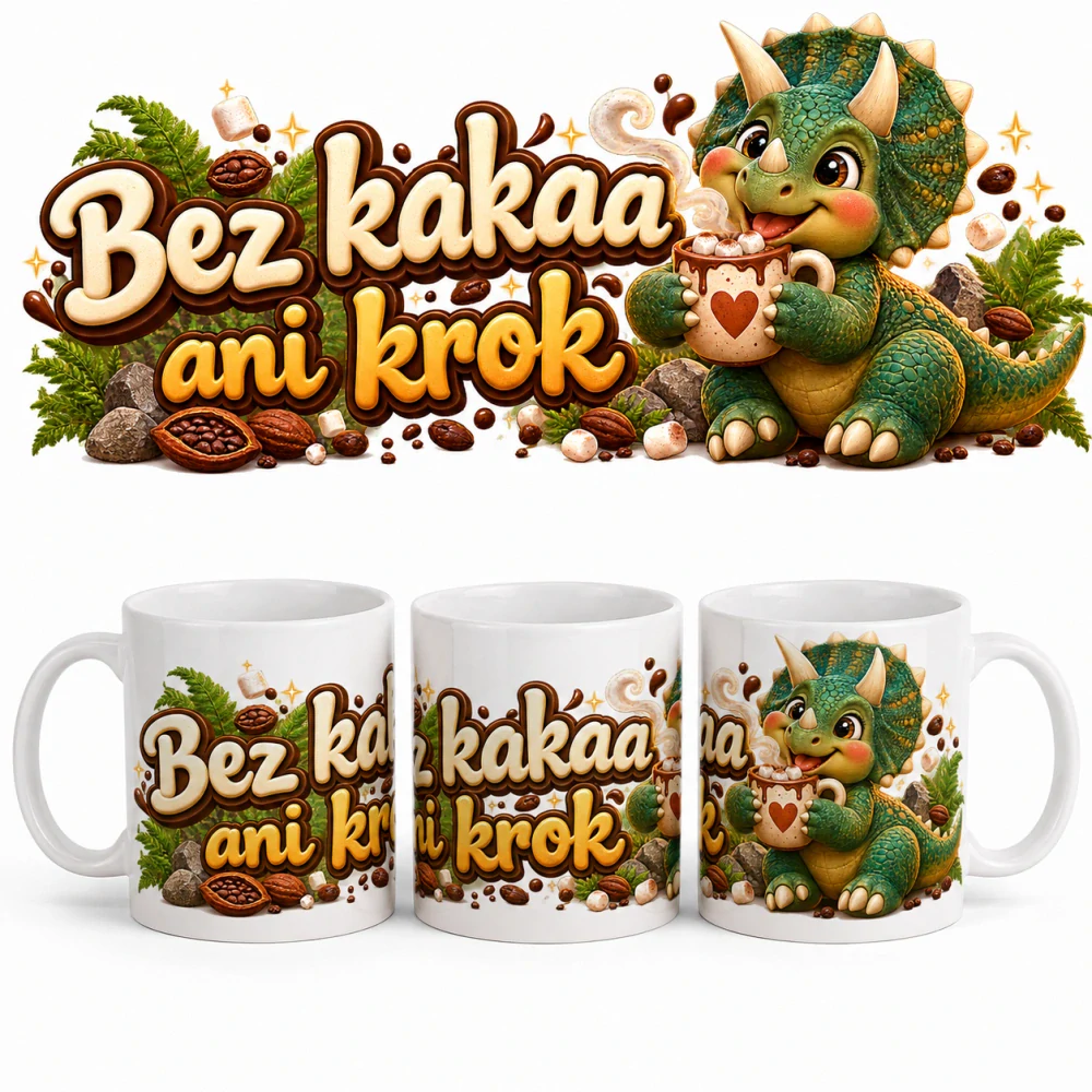 Keramický hrnek - Dino a kakao