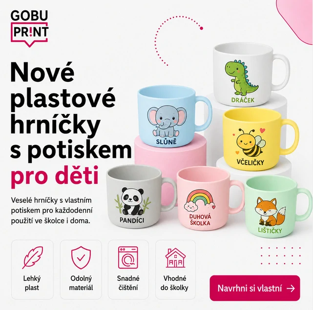 Plastový hrníček s vlastním potiskem 200 ml