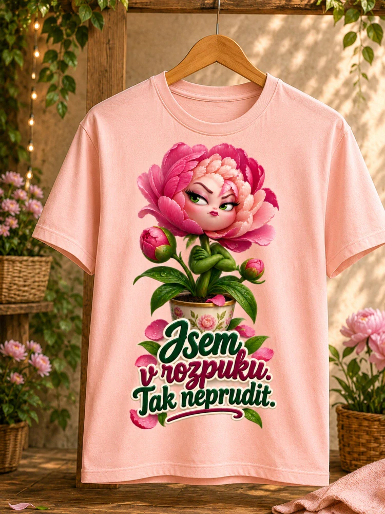 Tričko pivoňka