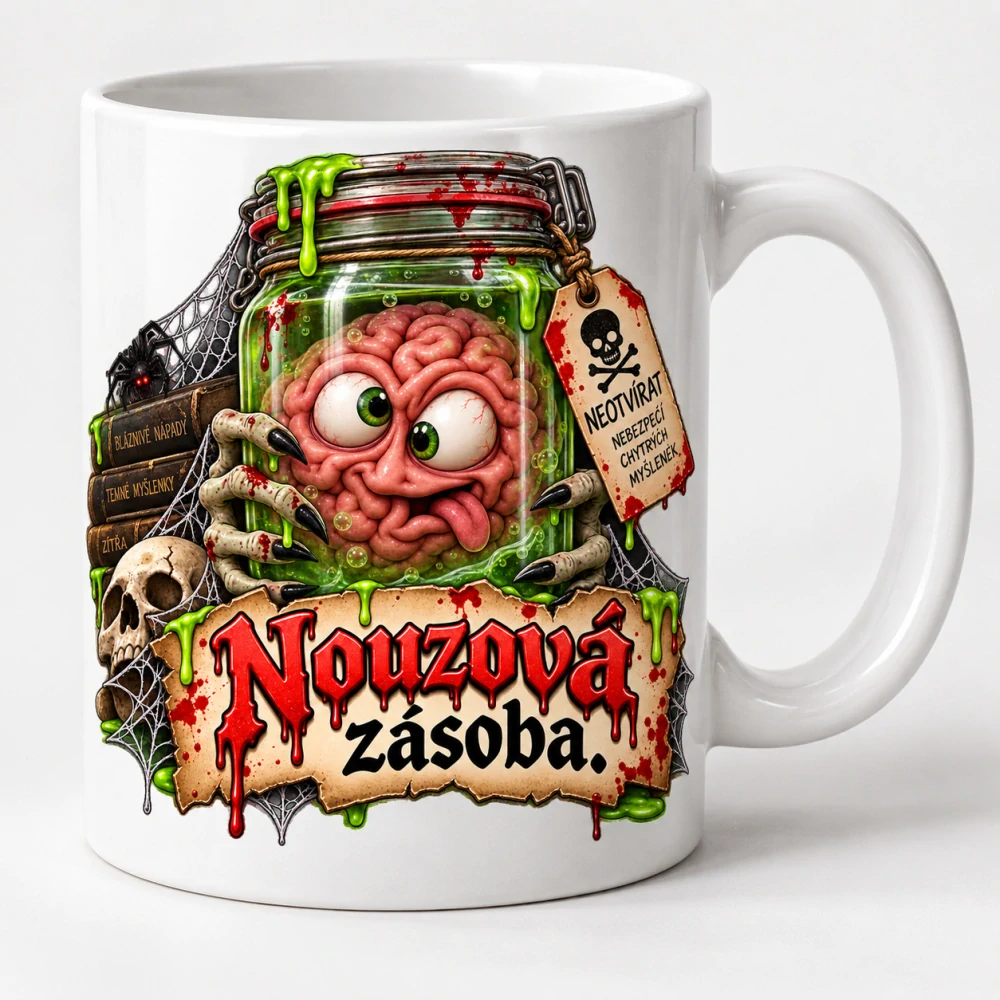 Keramický hrnek - mozek