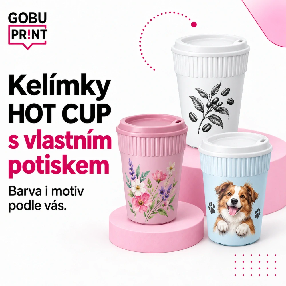 HOT CUP kelímek 300 ml s vlastním potiskem