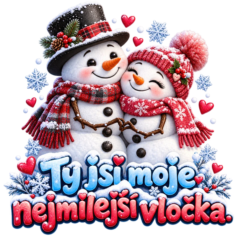 Sněhuláci - nejmilejší vločka