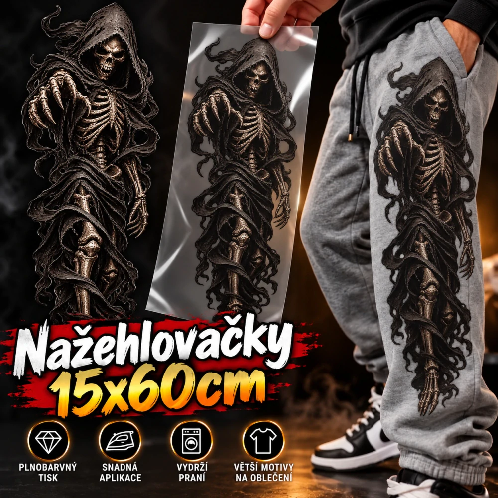 Vekoformátové nažehlovačky Fantasy Magory – 15 × 60 cm
