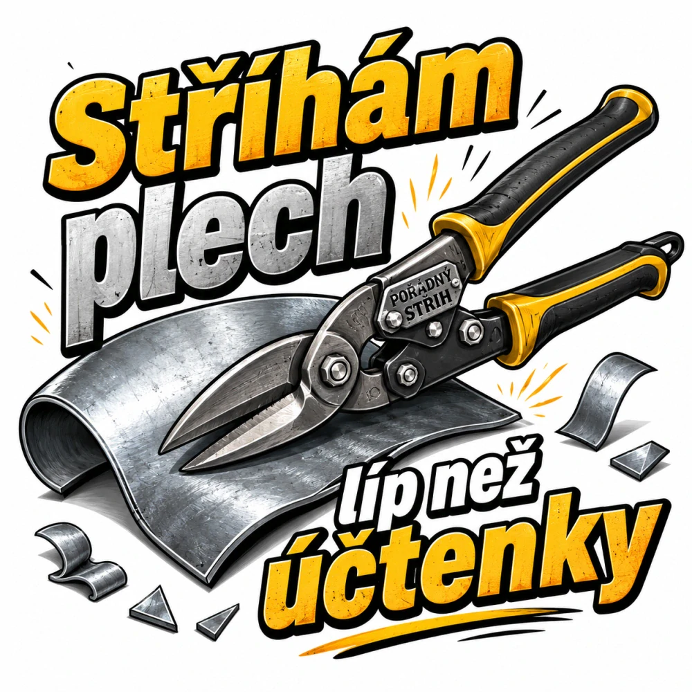 Klempíř - Stříhám plech líp než účtenky