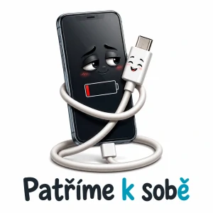 Patříme k sobě - mobil a nabíječka