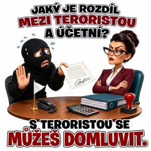 Terorista a účetní