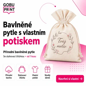 Bavlněný pytel s vlastním potiskem